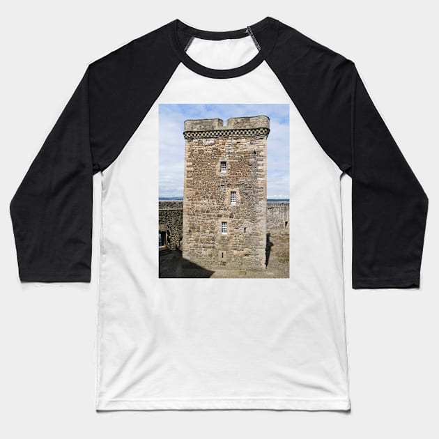 Blackness Castle ( Fort William in Outlander ) Scotland Baseball T-Shirt by goldyart